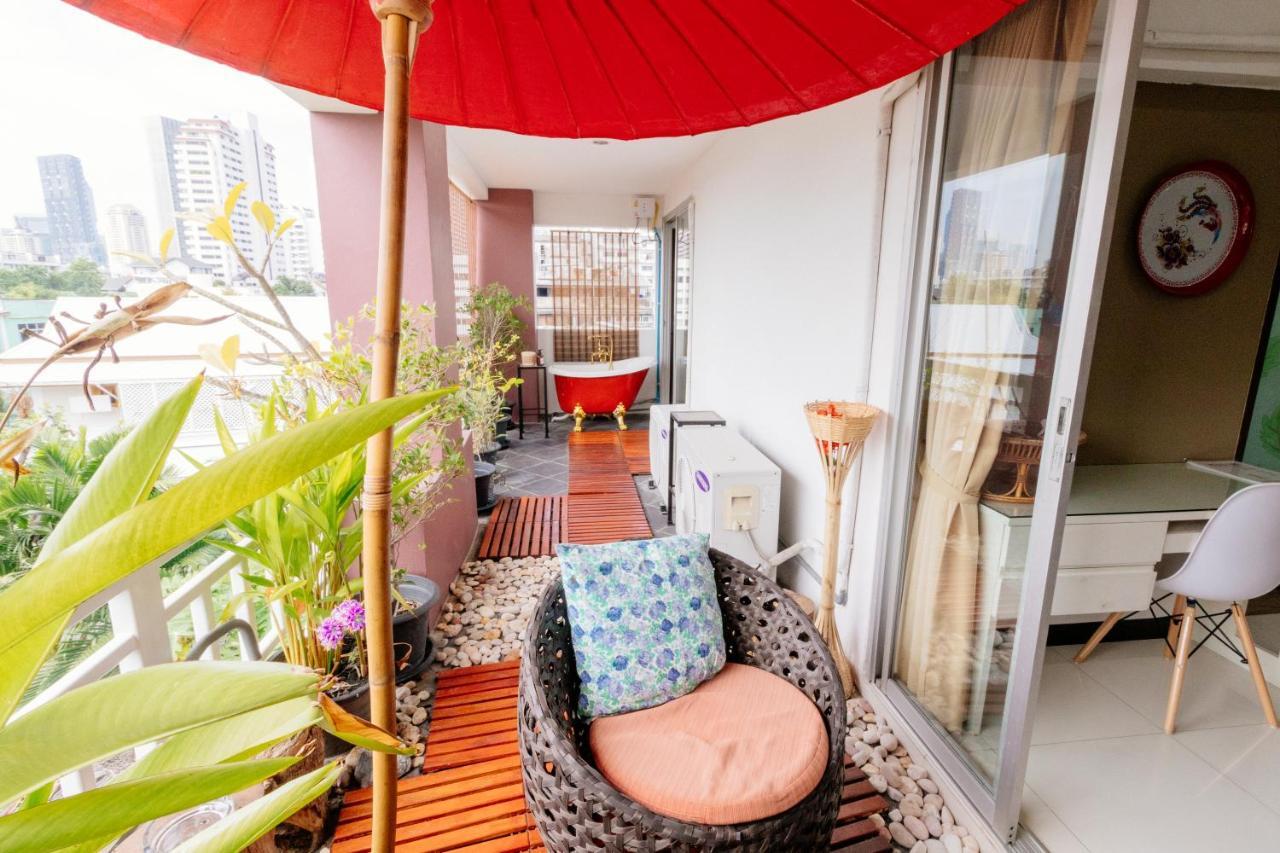 Baan Sabai Rama IV Apartment Бангкок Екстер'єр фото